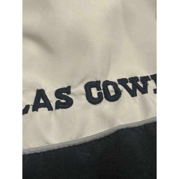 NFL Dallas Cowboys Pullover Windbreaker Jacket Navy And White Men’s 2XL Blue B1 - Picture 7 of 9